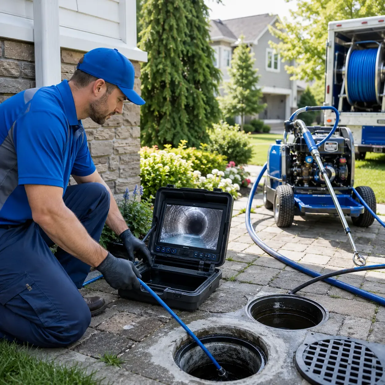 Outdoor drain cleaning professionals serving Montgomery, MN